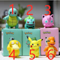 Miniatyrbillede 6 af 7: Original Pikachu Pokemon Figurer 8CM Ny Model Model 5