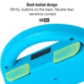 Miniatyrbillede 5 af 11: 2 stk. venstre højre spil rat controller håndtag holder greb joycon controller gamepad til Nintendo Switch OLED NS Black