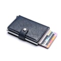 Pikkukuva 5 / 5: PopUp Smart card holder pushes forward 8 cards RFID-NFC Secure - Dark blue Blue