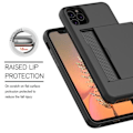 Miniatyrbillede 4 af 9: iPhone 11 Shockproof Cover with Card Compartment 5 Color Wallet Black Till iPhone 11 Svart