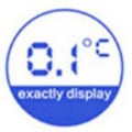 Pikkukuva 7 / 9: Digital febertermometer med LCD-skärm-Febertermometer certifikat