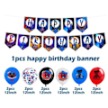 Miniatyrbild 3 av 9: Poppy huggy wuggy barnkalas Ballongbåge -Happy Birthday