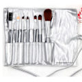Pikkukuva 3 / 3: Make-up brushes 7 parts with case - Silver