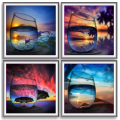 Pikkukuva 1 / 5: 5D Diamond Painting Glas- 4 modell Model 3