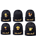 Pikkukuva 9 / 9: Pichachu Pokemon Hats Cap Bobble Hat, Lasten hattu Model 4