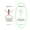 Miniatyrbillede 2 af 5: Apple Macbook Magsafe 2 oplader, 45 W - til Macbook Air kompatibel