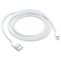 Lightning-kabel till iPhone & iPad, 2 meter, Vit-- CE Certifikat