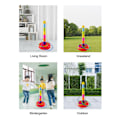 Miniatyrbillede 11 af 11: Børn Kast Circle Game Ferrule Stablet Legetøj Sjovt Indendørs Udendørs Forælder-Barn Interaktive Circle Layers Tidlig uddannelse gave 1xTower 9xRings