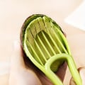 Miniatyrbillede 2 af 8: 3 I 1 Praktisk avocado -skrælsholdbar multifunktionel knivskærer