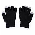Miniatyrbillede 9 af 9: Roblox Svarta Stickade Handskar Med Touch Funktion Touchhandske Black Model 2