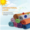 Miniatyrbild 9 av 11: Cooling Towel Kylhandduk Sporthandduk Svalkande handduk 3 färger Rosa