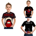 Miniatyrbillede 1 af 6: Blandt os Barn T-Shirt Game Crewmate 3. Model Model 3