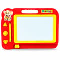 Magnetisk ritbräda för barn - färgglad konstdyna, pedagogiskt graffitiverktyg, perfekt present Red 1PCS