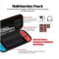 Miniatyrbillede 3 af 6: Etui til Nintendo Switch Hard Storage Case Sort