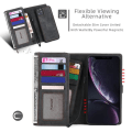 Miniatyrbillede 8 af 11: iPhone 11 Pro Max- Wallet Case / Magnet Cover 2 Color Black Till iPhone 11 Pro Max Svart