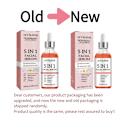 Miniatyrbillede 11 af 11: 5 In 1 Fade fine linjer Firming Face Serum Moisturizing brightning Vitamin