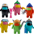 Miniatyrbillede 9 af 9: 6 Pack Among Us Figurer  (10-12CM)
