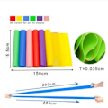 Pikkukuva 3 / 11: Exercise Bands - Rubber bands for stretching and versatility Green