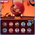 Miniatyrbillede 1 af 11: POP MART SKULLPANDA The Mirage Series Figurer Mystery Box 1 STK/9 STK POP MART Blind Box Action Figur Sødt legetøj