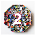 Miniatyrbild 4 av 9: Speciell kamouflage Popit Fidget Pop It - CE Godkänd 3st färger Model 3