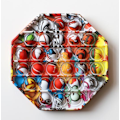 Miniatyrbild 6 av 8: Speciell kamouflage Popit Fidget Pop It - CE Godkänd 3st färger Model 2