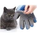 Miniatyrbild 7 av 9: True Touch - Borsthandske - Hund - Katt Höger hand 2 Color Blå