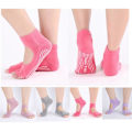 Miniatyrbillede 1 af 9: Yogaskor Yogastrumpor - One Size Tåstretch Sockor 4 Färger Pink gold