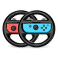 Miniatyrbillede 1 af 11: 2 stk. venstre højre spil rat controller håndtag holder greb joycon controller gamepad til Nintendo Switch OLED NS Black