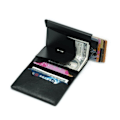 Pikkukuva 5 / 6: PopUp Smart card holder pushes forward 8 cards RFID-NFC Secure - Black