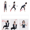 Pikkukuva 8 / 11: Exercise Bands - Rubber bands for stretching and versatility Purple
