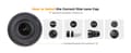 Miniatyrbillede 9 af 11: ND CPL 2-i-1 filter 37-82 mm CPL ND-filter variabelt ND CPL multifunktionsfilter ND2 ND32 67 mm 82 mm VND-filter ND2-32 CPL C-serien 72mm