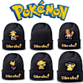 Pikkukuva 1 / 9: Pichachu Pokemon Hats Cap Bobble Hat, Lasten hattu Model 4