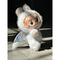 Miniatyrbillede 2 af 11: Hot høj kvalitet Labubu Angel zimomo themonsters tegneserie søde anime actionfigurer desktop dekorationer Julegaver cola