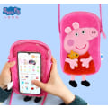 Miniatyrbild 2 av 8: Greta Gris Peppa pig  förskolebärare axelväska 2 modeller Blue George Blå