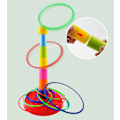 Miniatyrbillede 11 af 11: Børn Kast Circle Game Ferrule Stablet Legetøj Sjovt Indendørs Udendørs Forælder-Barn Interaktive Circle Layers Tidlig uddannelse gave 2xTower 30xRings