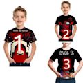 Miniatyrbillede 2 af 6: Blandt os Barn T-Shirt Game Crewmate 3. Model Model 1
