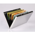 Miniatyrbillede 5 af 9: Card holder with compartment - Protects RFID - metal - wallet Blue