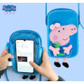 Miniatyrbillede 3 af 8: Greta Gris Peppa pig  förskolebärare axelväska 2 modeller Blue George Blå