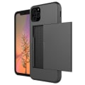 Miniatyrbild 9 av 9: iPhone 11 Stöttåligt Skal med Kortfack 5st Färg-Plånbok Silver Till iPhone 11 Silver