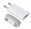 Laddare iPhone 5,6,7,8,X+Lightning Kabel