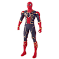 Miniatyrbillede 9 af 11: 17 cm Marvel Spiderman Model Anime Action Figurer Spider-man Captainironman Lysende børnelegetøj Dekorationsdukker Gaver Thanos