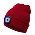 Miniatyrbillede 3 af 8: Hat med LED lampe 5 Farver - Julegaver Red Camouflage Mörblå+Svart 