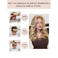 Miniatyrbillede 5 af 7: 3 stk Heatless Hair Curlers - Hårruller til at krølle håret uden varme Pink