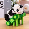 Mini Panda Building Blocks - Söt pedagogisk leksak i stil för barn W1120 Nobox