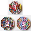 Miniatyrbillede 2 af 9: Speciell kamouflage Popit Fidget Pop It - CE Godkänd 3st färger Model 3