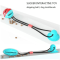 Miniatyrbillede 3 af 9: Multifunctional dog cat safe elastic cleaning teeth ball Pink Pink and Blue Boll Model