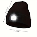 Pikkukuva 8 / 8: Hattu LED-lampulla 5 väriä - joululahjat Black Grå