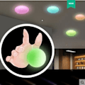 Miniatyrbillede 2 af 6: 3st Sticky Ball Glowing Globbles Squash Sticky Target Fidget