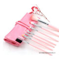 Miniatyrbillede 1 af 3: Make-up brushes 7 pieces with case - Pink