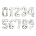 Miniatyrbillede 3 af 9: 90CM NUMBER BALLOON GOLD and Silver METALLIC Gold Guld-2